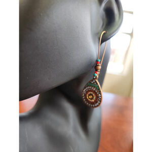 Vintage Style Boho India Ethnic Dangle Earrings